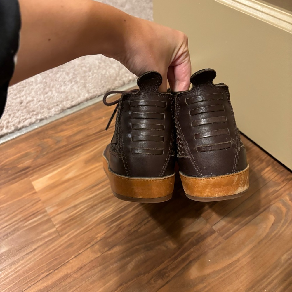 Nike Aina Chukka Woven Leather High Tops Sneakers - Picture 4 of 8